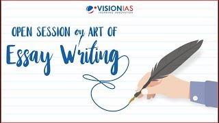 Art of Essay Writing for UPSC IAS Mains 2018 [upl. by Aynod421]