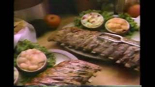 Chilis Baby Back Ribs Commercial 1987 [upl. by Ennairda]