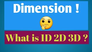 What is a Dimension0D1D2D3D4DDimensions Explanation in UrduHindi [upl. by Amos]