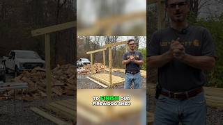 How to Build a Durable Firewood Shed StepbyStep Progress Update [upl. by Honig235]