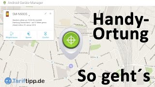 HandyOrtung  So ortet Ihr Euer AndroidHandy [upl. by Eseenaj333]