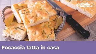 FOCACCIA FATTA IN CASA  Ricetta facile risultato garantito [upl. by Kannav]