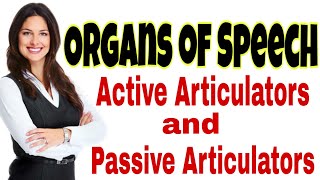 ORGANS OF SPEECH ARTICULATORS [upl. by Tedman]