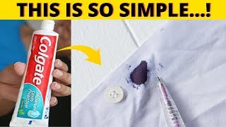 Don’t worry Remove ballpoint ink stains from clothes using this fabric stain removers [upl. by Uehttam]