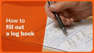 How to fill out a log book for truck drivers Complete guide and walkthrough [upl. by Lyrpa673]