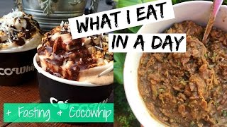 What I Eat In A Day  Fasting amp Cocowhip [upl. by Yrolg]