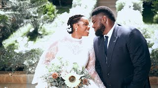 VLOG OUR WHITE WEDDING IN NIGERIA  Gardenoutdoor reception LYDIA STANLEY [upl. by Samtsirhc]