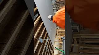 Timelapse drywall working drywall ontario canada makita stanley automobile birdhunting [upl. by Ainnos]