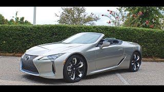 2024 LEXUS LC 500 CONVERTIBLE TOURING PACKAGE ATOMIC BLACK L10740 POC AT LEXUS 2512097833 [upl. by Jorry]