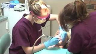 Learning to be a Dental Assistant at Chairside Dental Academy  First session Jan 2012 [upl. by Arhsub]