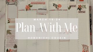 Planning for the week of Spring  Plan With Me Hobonichi Cousin [upl. by Akiaki]