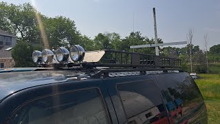 Arksen 84in × 50in Extra Wide Roof Rack From Amazon Assembly And Installation [upl. by Tennek892]