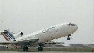 Air France Boeing 727228Adv FGCDB at Moscow Sheremetyevo International Airport 1980 [upl. by Mathia]