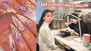 I Visited a Luxury Nail Salon in Korea 💸💅🏻 [upl. by Enetsuj]