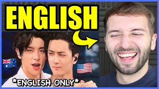 ENHYPEN and their ENGLISH skills Aussie vs American Reaction [upl. by Lleynad]