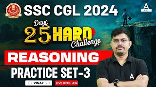 SSC CGL 2024  SSC CGL Reasoning Classes By Vinay Tiwari  CGL Reasoning Practice Set 3 [upl. by Aiym630]