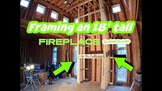 Framing an 18 tall fireplace surround [upl. by Fenella438]