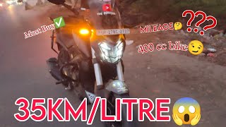 New Bajaj Dominar 400 Milege After All servicesDominar400bajajValue for Money [upl. by Matthaeus]