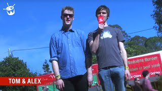 Tom amp Alex tour of the campsite at Splendour In The Grass 2011 [upl. by Aicile]