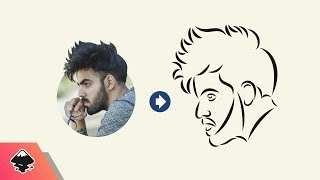 Inkscape Tutorial Line Portrait [upl. by Bigot716]