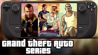 EVERY GTA on LCD Steam Deck  GTA Online  5  4  3  San Andreas  Vice City [upl. by Nageek721]