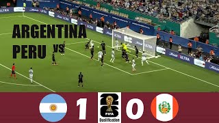 Argentina vs Peru  2024 World Cup Qualification  Match Highlights [upl. by Ignatzia]