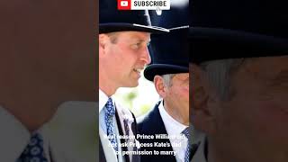 Real reason Prince William did not ask Princess Kate’s dad for permission to marry [upl. by Adnauqaj75]