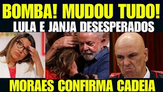 URGENTE MUDOU TUDO TERRÍVEL NOTÍCIA PARA LULA E JANJA MORAES AUTORIZA PRISÃO [upl. by Adleremse58]