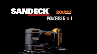 WORX WX820 PONCEUSE 5EN 1 20V FR [upl. by Ardnued311]