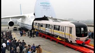 Extreme Cargo AirPlane Carries Train 3 Helicopter and Container [upl. by Teik]