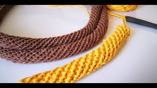 Hapishane İşi Çanta Sapı YapımıCrochet Spiral Rope [upl. by Nadroj]