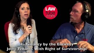 Is tenancy by the entireties joint tenants with rights of survivorship [upl. by Snoddy375]