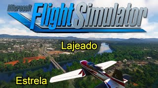 Flight Simulator ► Sobrevoando Estrela e Lajeado  RS  Brasil [upl. by Afinom]