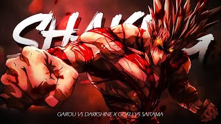 Garou vs Darkshine x Goku vs Saitama「AMV」 Just Breathing ᴴᴰ [upl. by Colbye52]