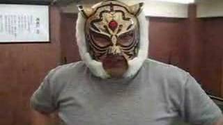 THE FIRST TIGER MASK SATORU SAYAMA HABLA PARA SUPER LUCHAS [upl. by Necyla]