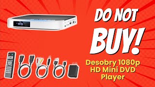 DONT BUY DESOBRY 1080P HD Mini DVD Player BEFORE WATCHING THIS VIDEO 😱📼 [upl. by Remmos]