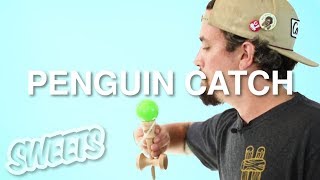 How to PENGUIN CATCH  Kendama Trick Tutorial  Sweets Kendamas [upl. by Guillema]