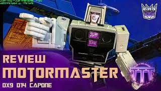 Review DX9 D14 Capone Motormaster  ToyTesterTeo Masterpiece Toy Collection [upl. by Jarl]