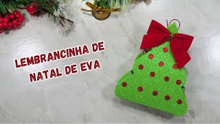 LEMBRANCINHA DE EVA PARA O NATAL 2023  PORTA DULCEROS LEMBRANCINHA DE NATAL [upl. by Nnadroj]