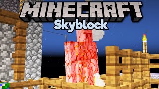 Low Key Iron Farm amp Mending Trades ▫ Minecraft 115 Skyblock Tutorial Lets Play Part 10 [upl. by Rycca]