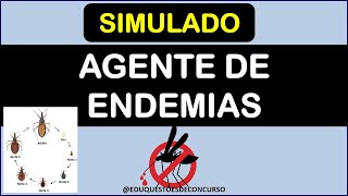 AGENTE DE ENDEMIAS  SIMULADO COM QUESTÕES ESPECÍFICAS ace concursospúblicos [upl. by Etak329]