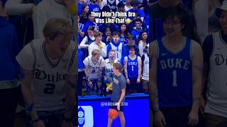 Bro SHOCKED The Duke Student Section Pre Game 😳🔥students dunk collegebasketball [upl. by Oigroeg232]