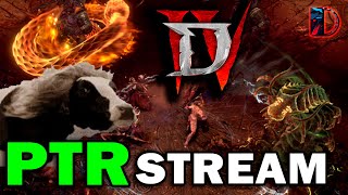 PTR Diablo 4 20 BUILDS FUTURAS amp Buscando Vacas [upl. by Hollingsworth299]