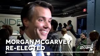 Morgan McGarvey reelected for Kentucky US House 3rd District [upl. by Acisey]