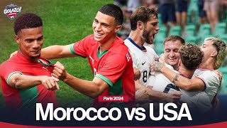 Morocco vs USA Preview 6th meeting vs African Nations at Olympics for Mens side  Morning Footy [upl. by Aimehs]