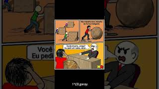 Trabalhe duro memes comediabr animatedshorts [upl. by Egap572]