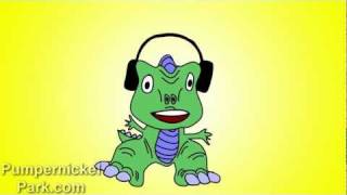 ABC Song  Dinosaur DJ Raps the ABC Song  Alphabet Song Alphabet Letters ABCs [upl. by Turnheim]