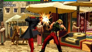 Fighting Game Bosses 16 The King of Fighters 98 UM  Rugal Bernstein sub boss battle [upl. by Storer]