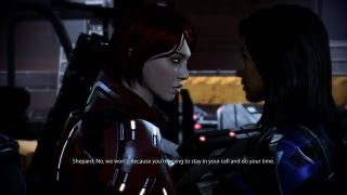 Mass Effect 3  Brooks Let Her LiveAll SquadmatesCitadel DLC [upl. by Till]