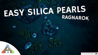 Easy Silica Pearls Ragnarok  ARK Survival Evolved [upl. by Pallua544]